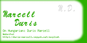 marcell duris business card
